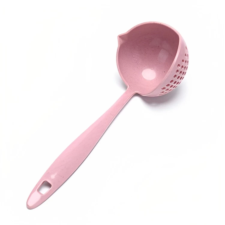 ملعقة شوربة بالمصفاة - بينك